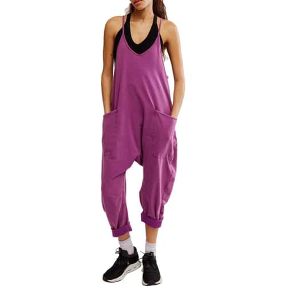 Free People Movement Hot Shot One Piece Size Large NWT Mulberry